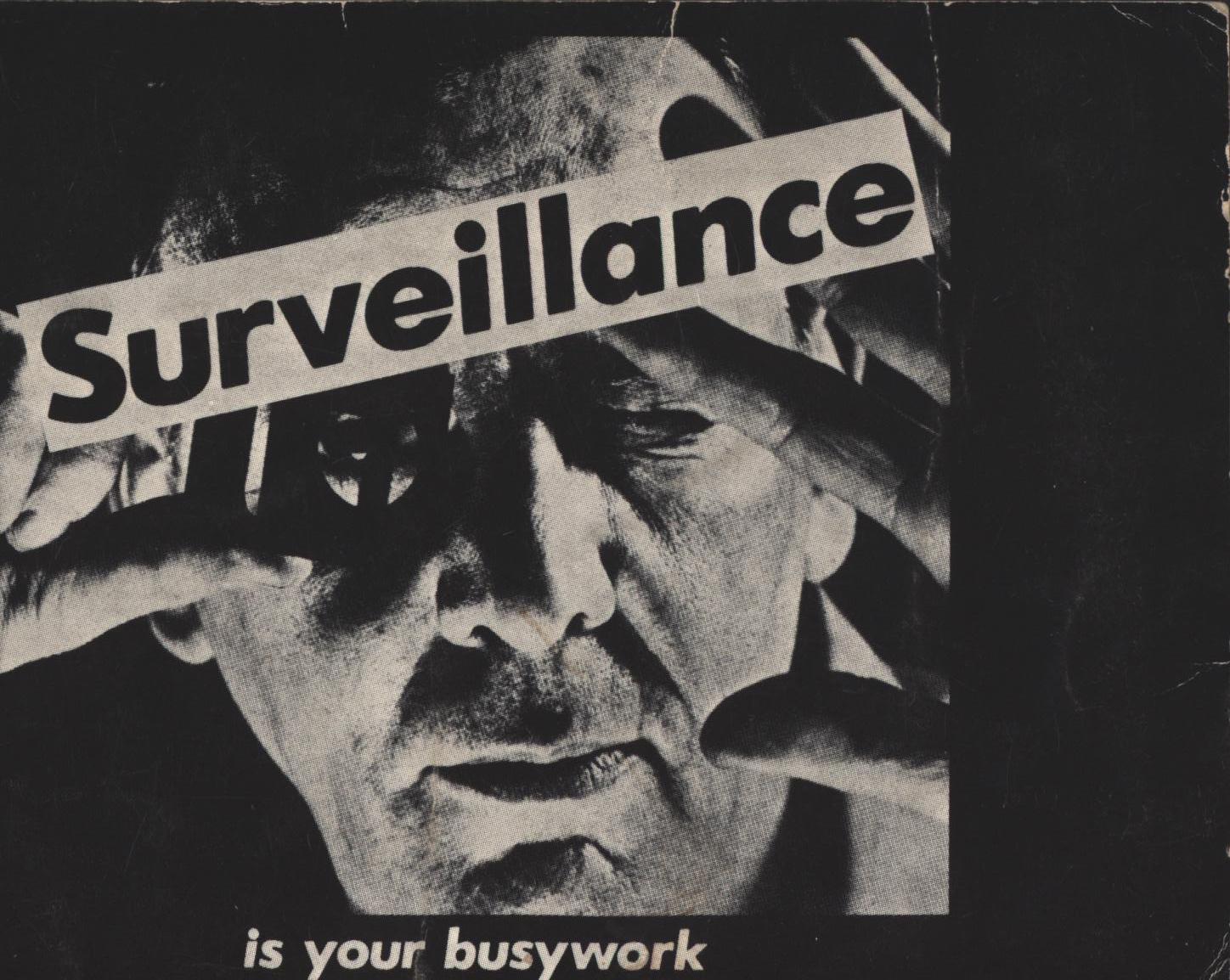 Barbara Kruger Annina Nosei 1984 (Kruger Surveillance is your Busy Work) en vente 1