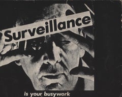 Barbara Kruger Annina Nosei 1984 (Kruger Surveillance is your Busy Work)