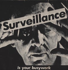Barbara Kruger Annina Nosei 1984 (La vigilancia de Kruger es tu trabajo ocupado)