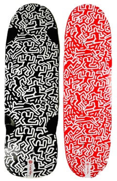 Keith Haring Skateboard Decks c. 2019 (set of 2 works)