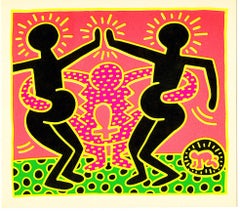 Keith Haring Fertility: set of 5 announcements 1983 (Keith Haring Tony Shafrazi)