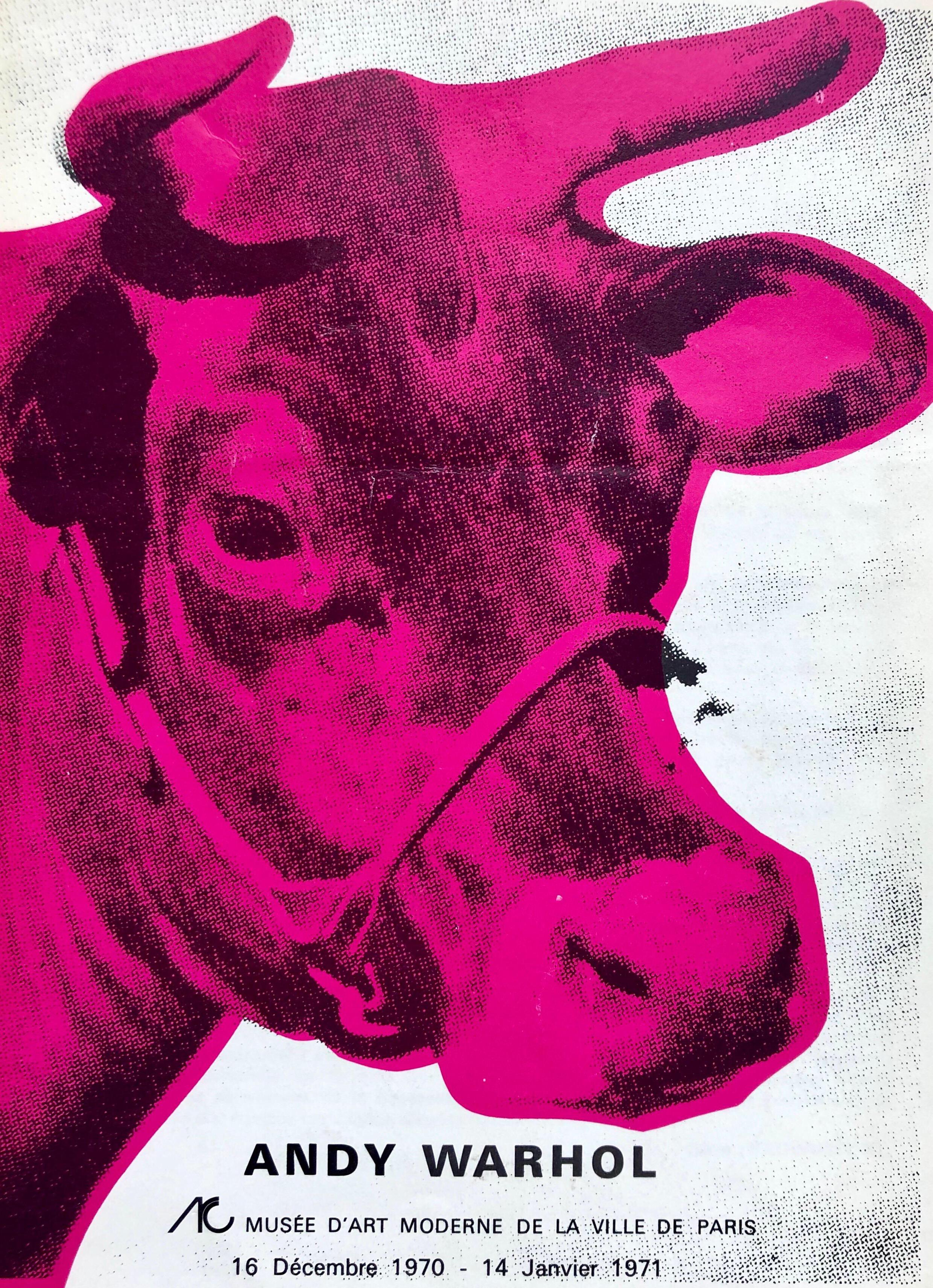 Catalogo del Musee d'Art Moderne di Andy Warhol (Mucca di Warhol)
