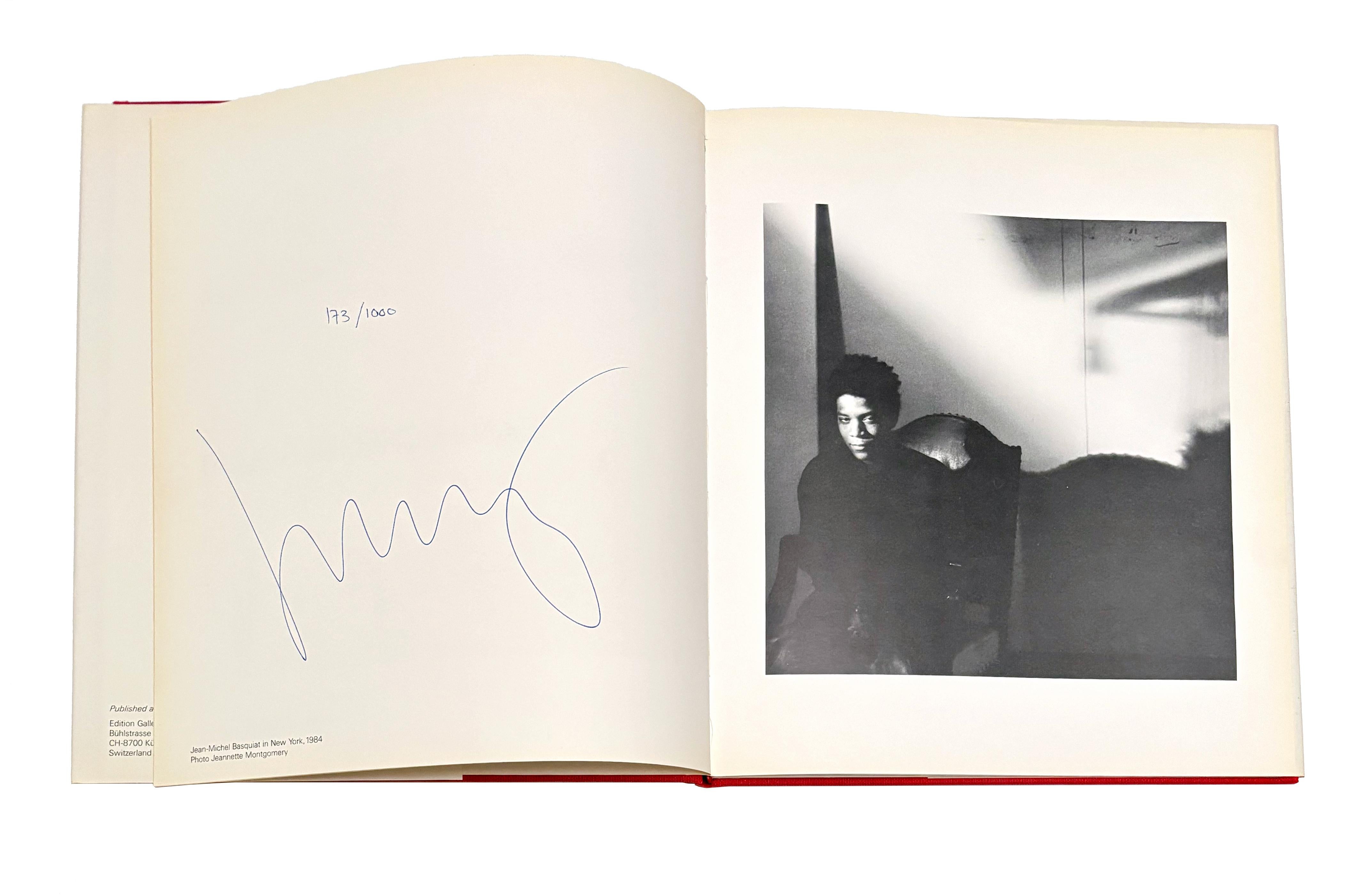 Catálogo Basquiat Bischofberger Pinturas 1985 firmado (Basquiat Zúrich 1985) en venta 1