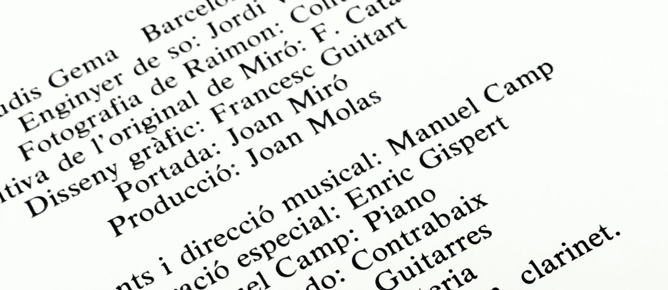 Joan Miró Arte del disco in vinile in vendita 2