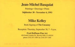 Basquiat Fred Hoffman Fine Art 1993 (Basquiat Los Angeles announcement)