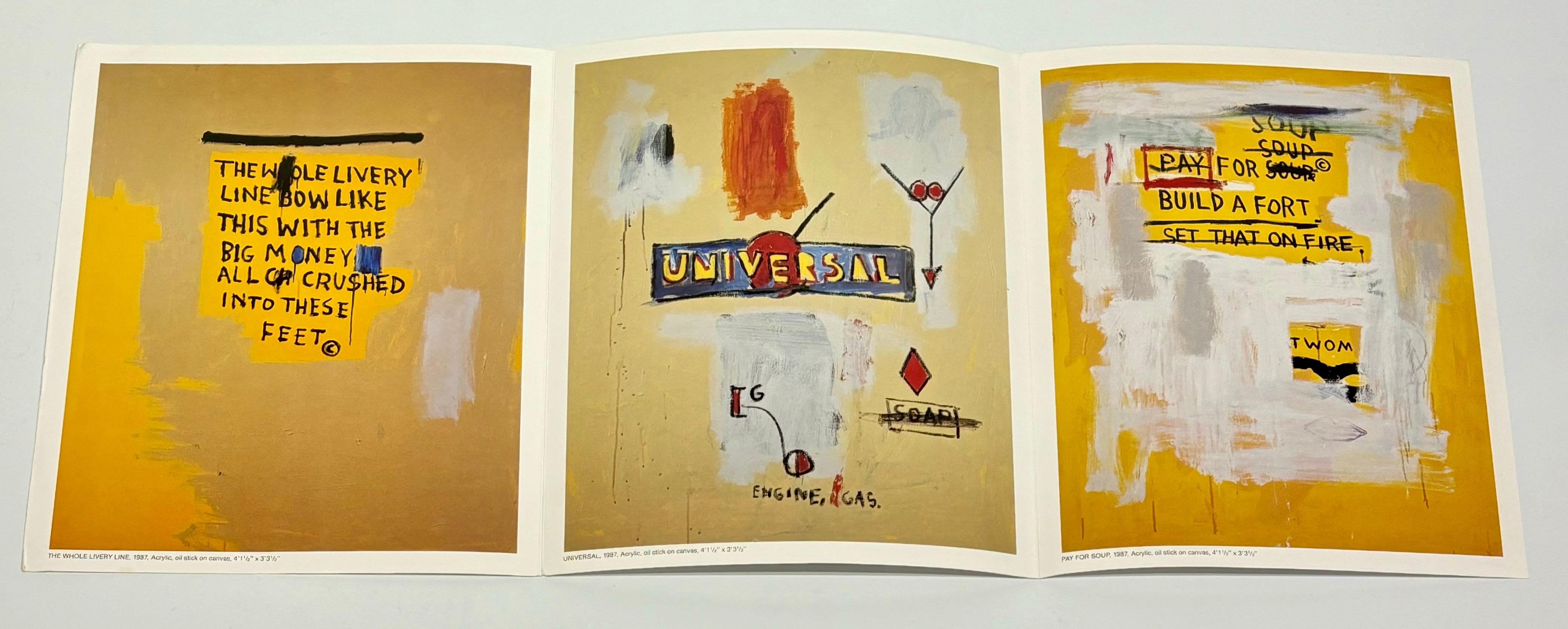 Basquiat Galerie Hans Mayer 1988 (anuncio de exposición de Basquiat en los años 80) en venta 4