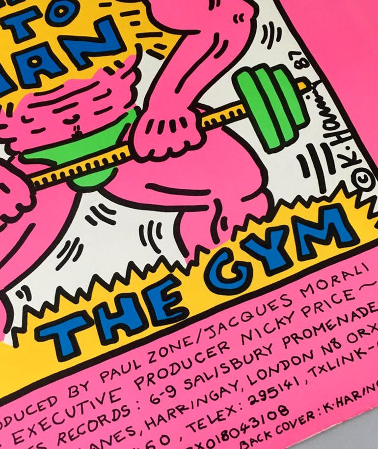 Raro disco di Keith Haring degli anni '80 (Keith Haring vintage) in vendita 2