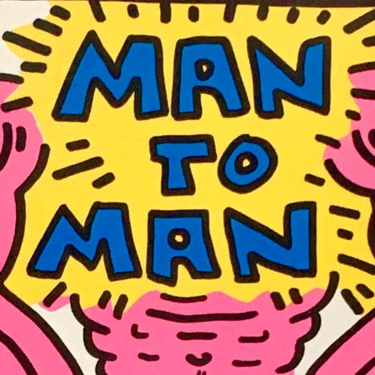 Raro disco di Keith Haring degli anni '80 (Keith Haring vintage) in vendita 3