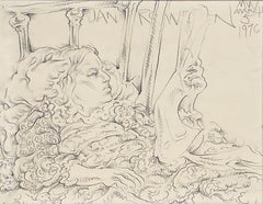 dessin de Martin Wong 1976