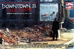 Basquiat Downtown 81 exhibition poster 2001 (Basquiat Downtown 81 The Show)