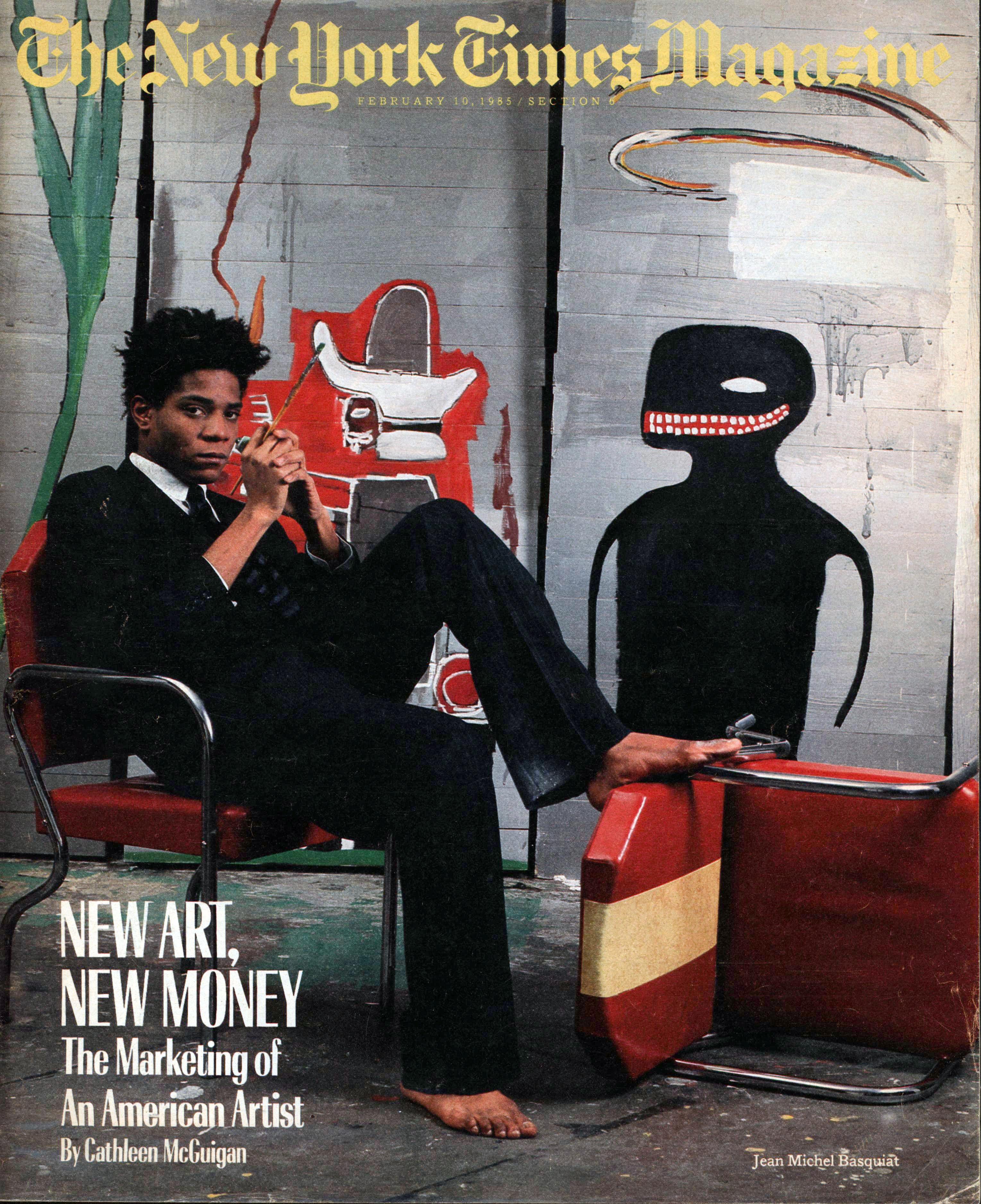 Jean-Michel Basquiat, The New York Times Magazine, 1985