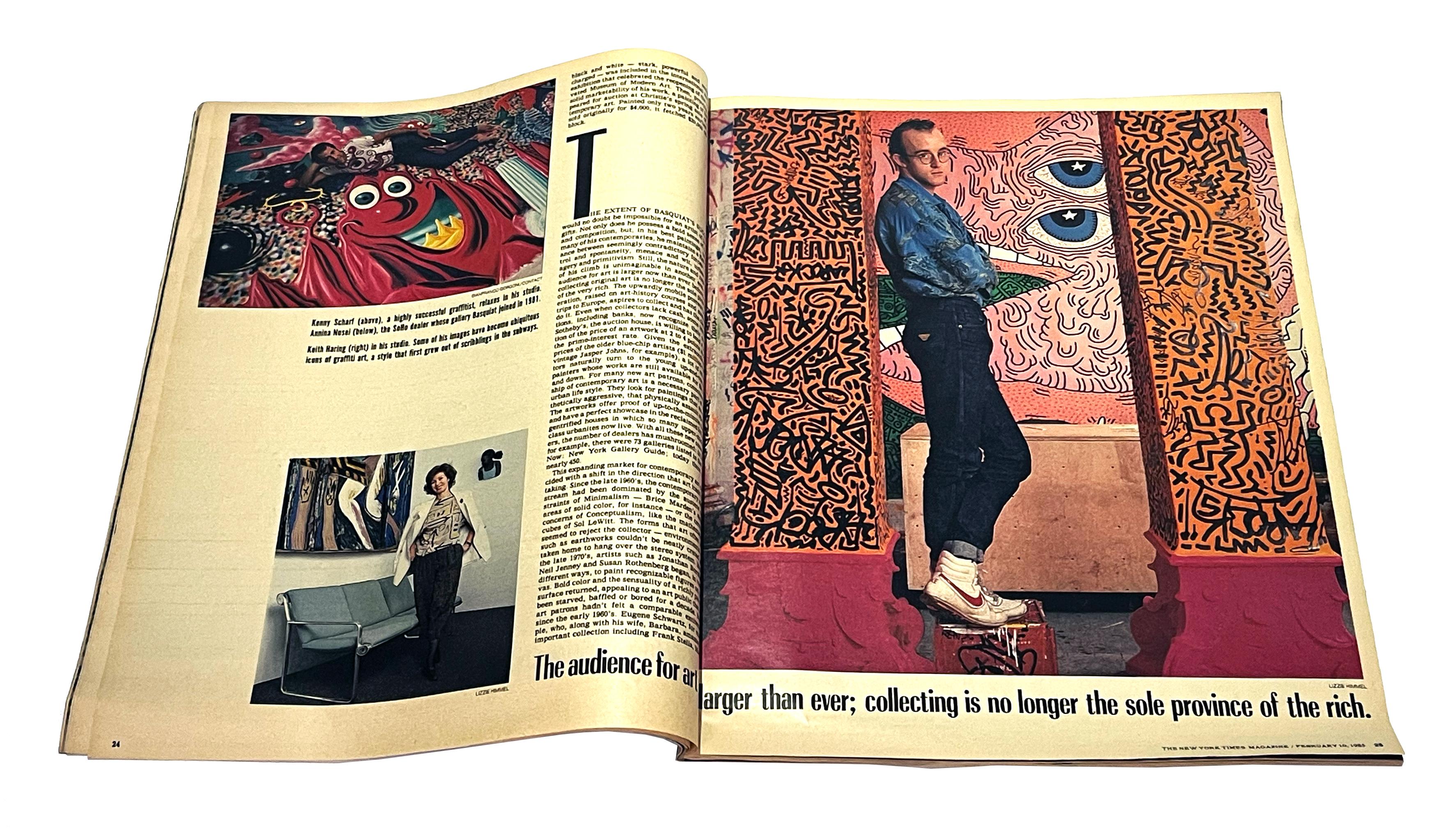 Jean-Michel Basquiat, The New York Times Magazine, 1985 en vente 2
