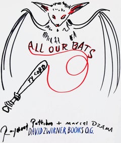 Raymond Pettibon drawing 2016 (on Raymond Pettibon Marcel Dzama zine 2016)