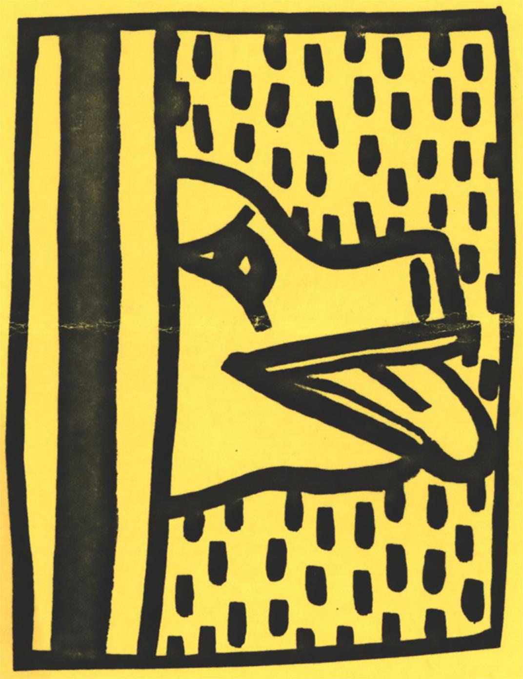 Keith Haring PS 122, New York, NY 1980:
Rare, seldomly seen announcement card to Haring's seminal 1980 East Village, open studio exhibition and artist residency:

P.S. 122, New York City: October 18-19, 25-26 & November 1 & 2, 1980:

P.S 122