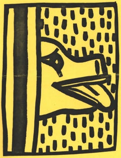 Keith Haring at P.S. 122 New York 1980 (announcement)