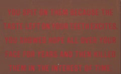 Jenny Holzer Barbara Gladstone galerie 1986 (announcement)