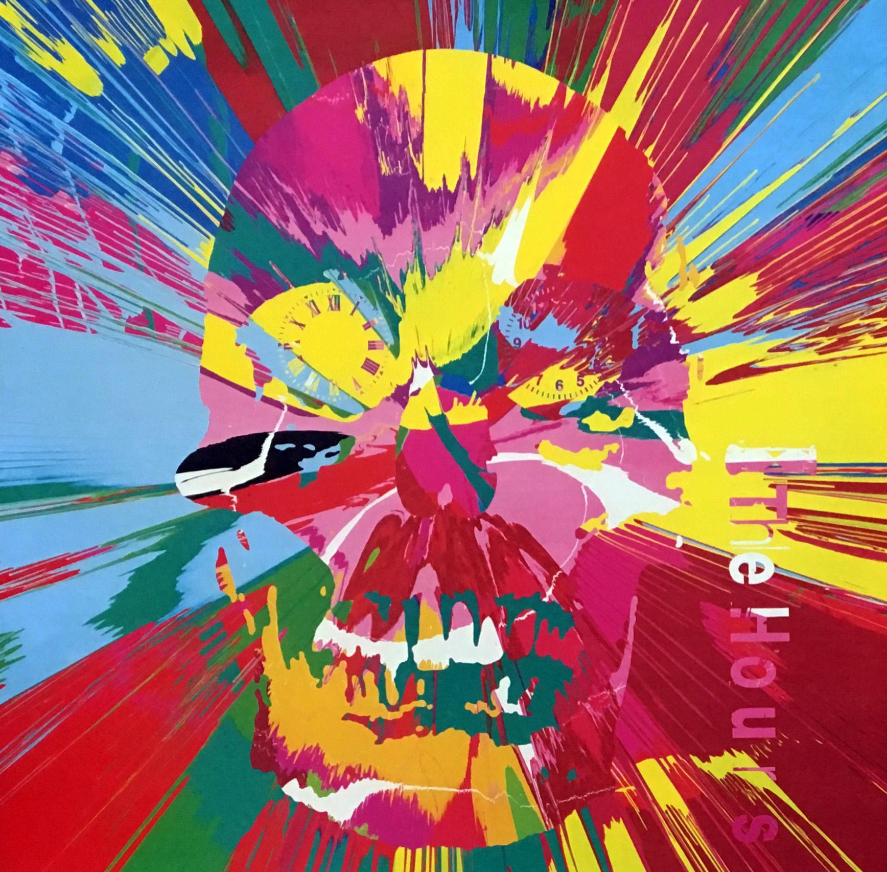 Raro arte de disco de Damien Hirst (arte de calavera de Damien Hirst) en venta 5