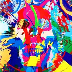 Raro disco di Damien Hirst (Damien Hirst skull art)