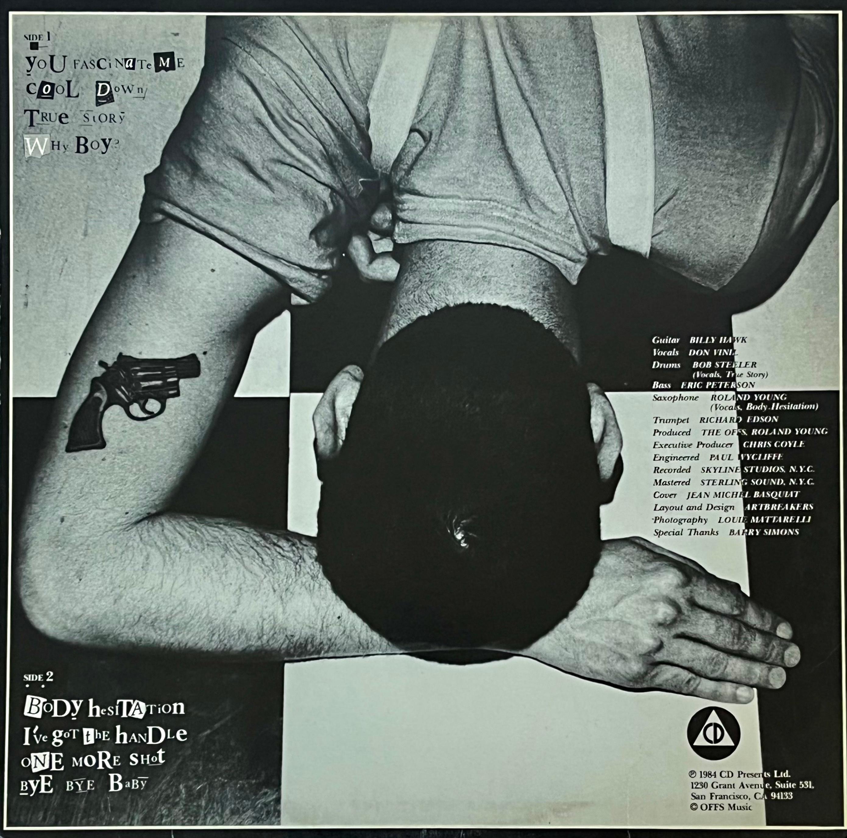 Basquiat The Offs 1984 (Couverture d'un disque de Basquiat) en vente 3