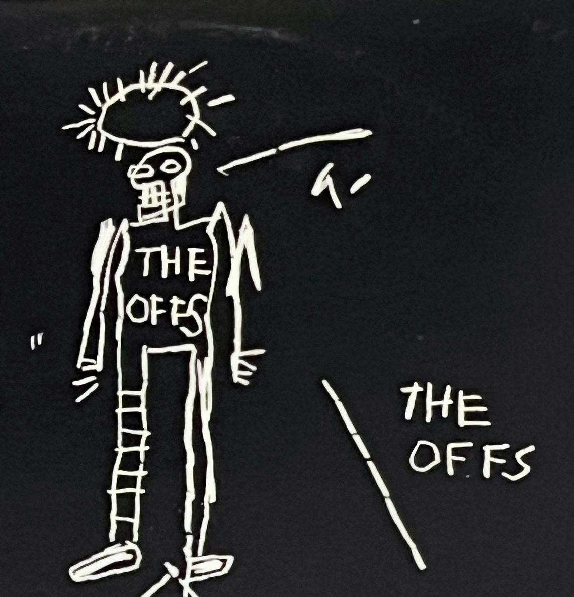Basquiat The Offs 1984 (Couverture d'un disque de Basquiat) en vente 1