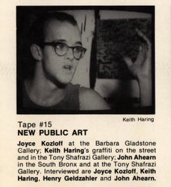Announcement Keith Haring des années 1980