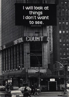 Cards d'annonce des filles Guerrilla des années 1990 (set de 3)