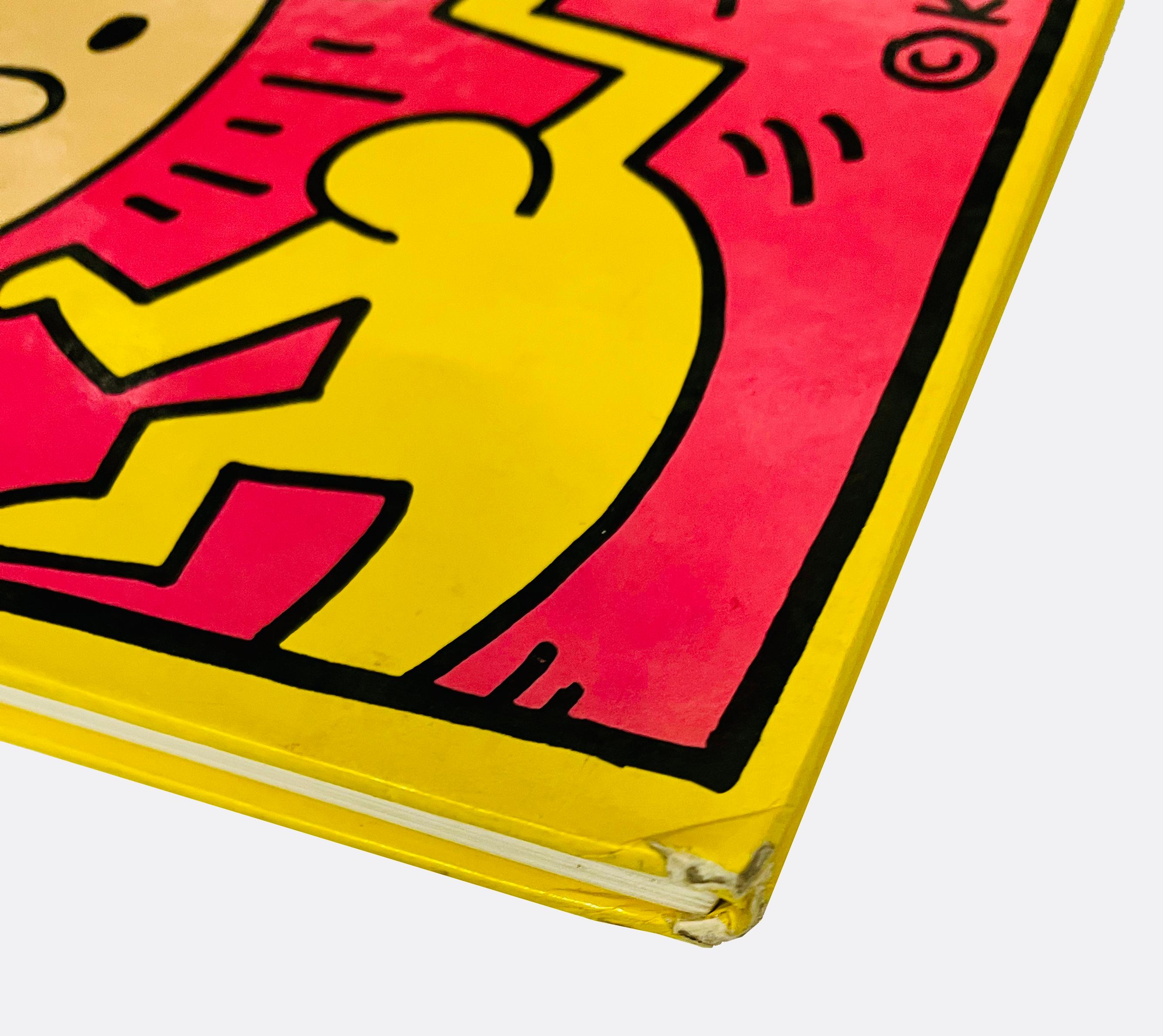 Rare original Keith Haring cover art (Keith Haring Nous Tintin) For Sale 3