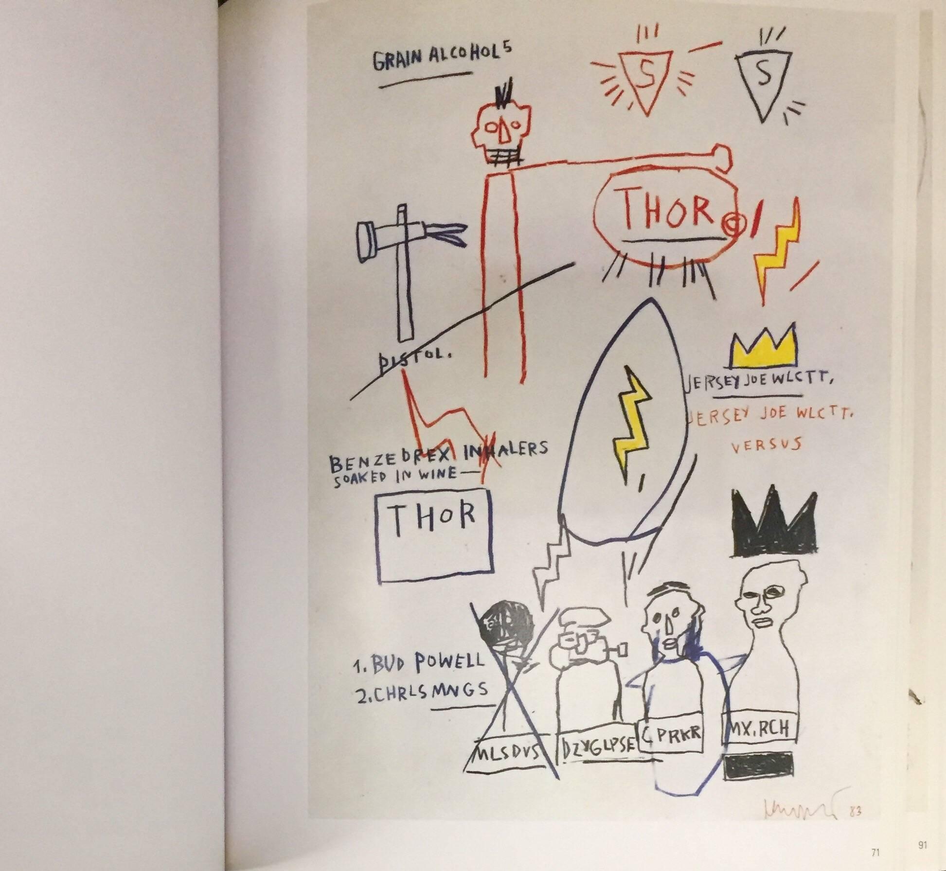 Basquiat Navarra Works on Paper Catalog (Five Cents) For Sale 1