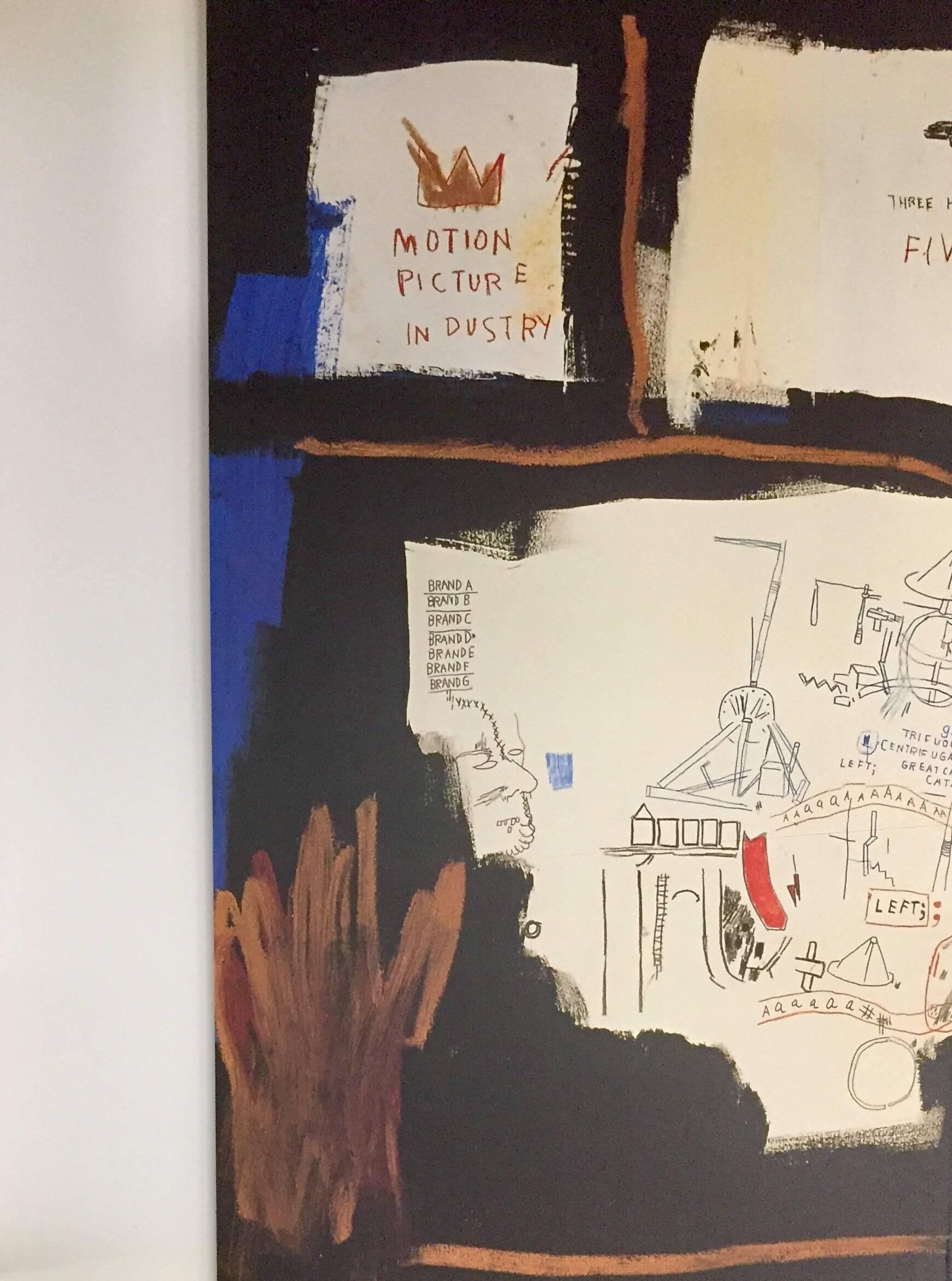 Basquiat Navarra Works on Paper Catalog (Five Cents) For Sale 4