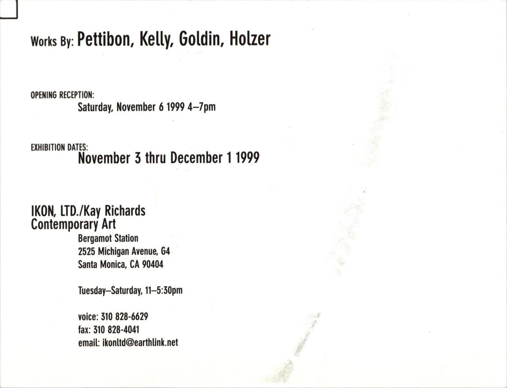 Raymond Pettibon Santa Monica 1999 (annuncio) in vendita 1