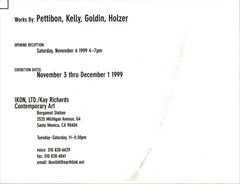 Raymond Pettibon Santa Monica 1999 (announcement)