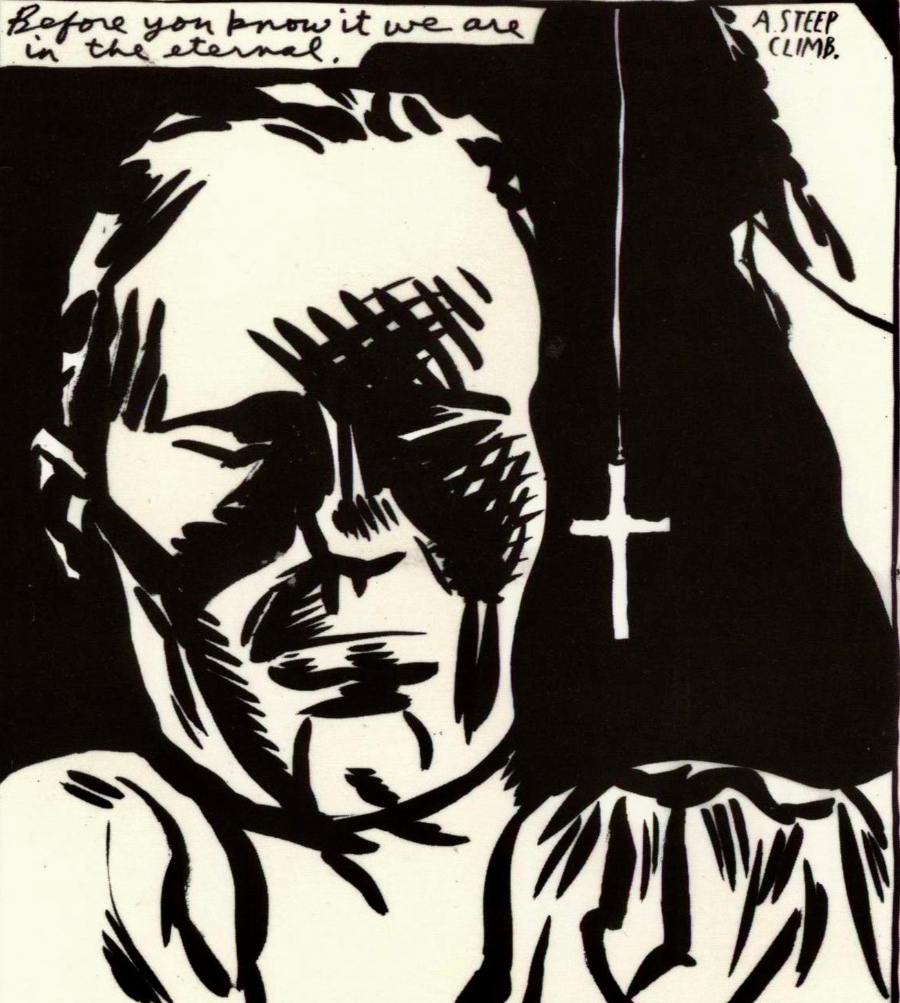 Raymond Pettibon Santa Monica 1999 (annuncio) in vendita 2