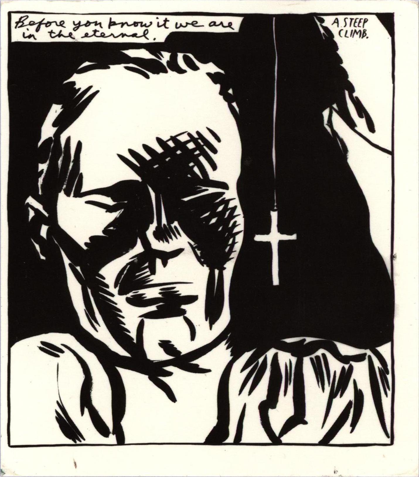 Raymond Pettibon Santa Monica 1999 (annuncio) in vendita 4