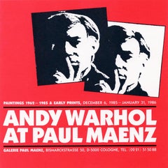 Andy Warhol Paul Maenz Gallery 1985 (announcement)