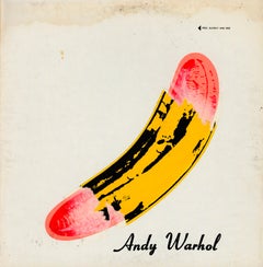 Andy Warhol Banana: Nico & The Velvet Underground Vinyl Record (set of 4 works)