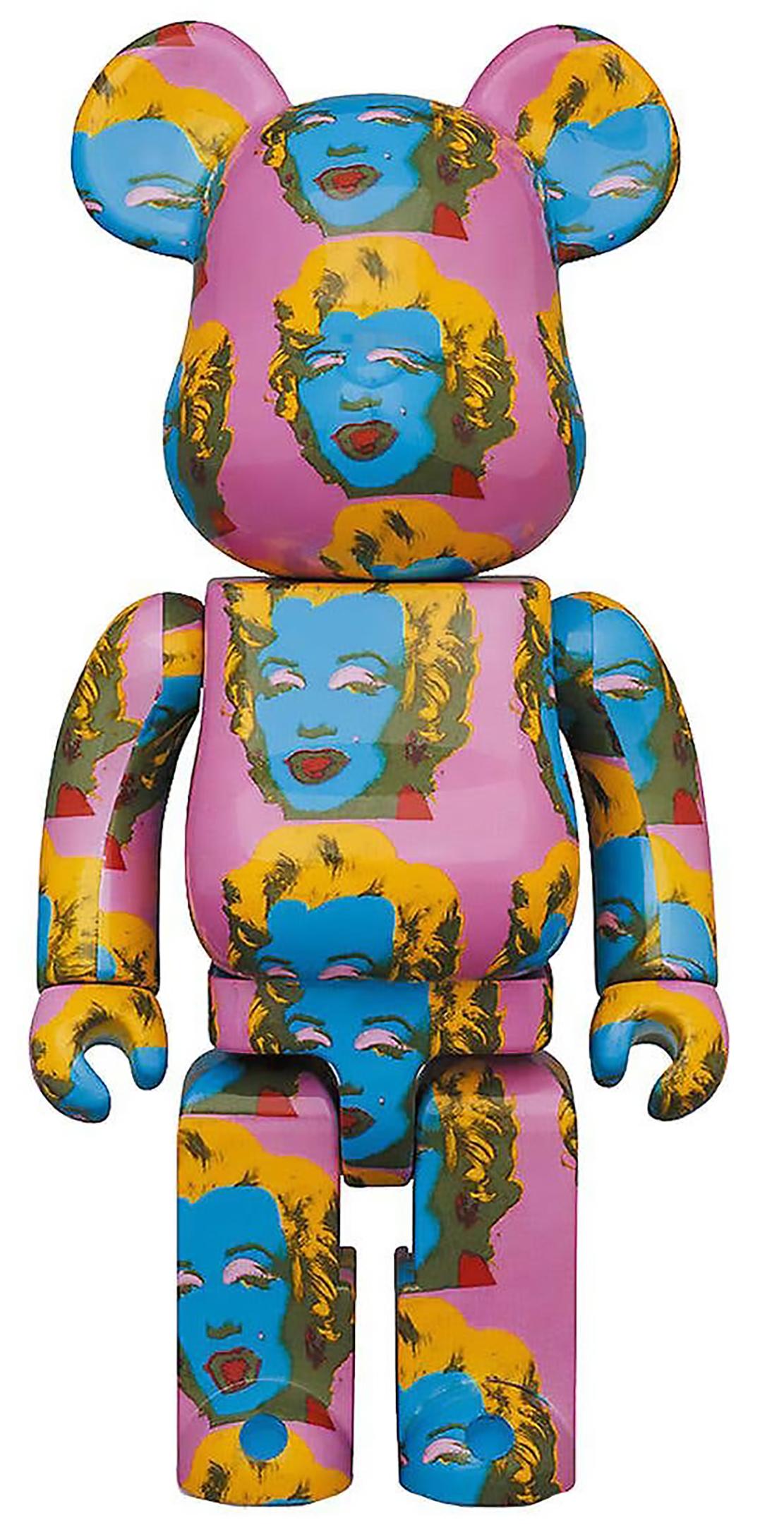 Andy Warhol Bearbrick 400% set of 4 (Warhol Be@rbrick) For Sale 4