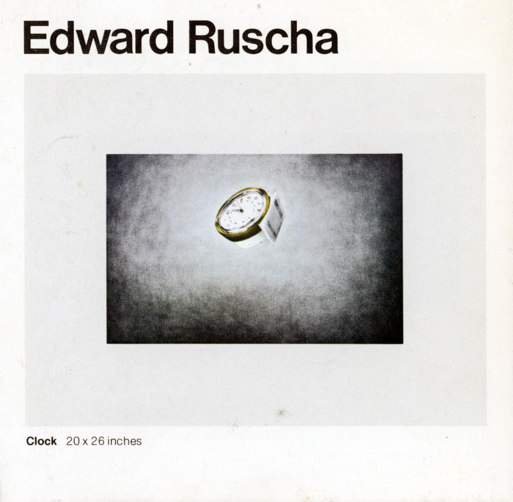 Ed Ruscha Domestic Tranquility 1974 (announcement) For Sale 3
