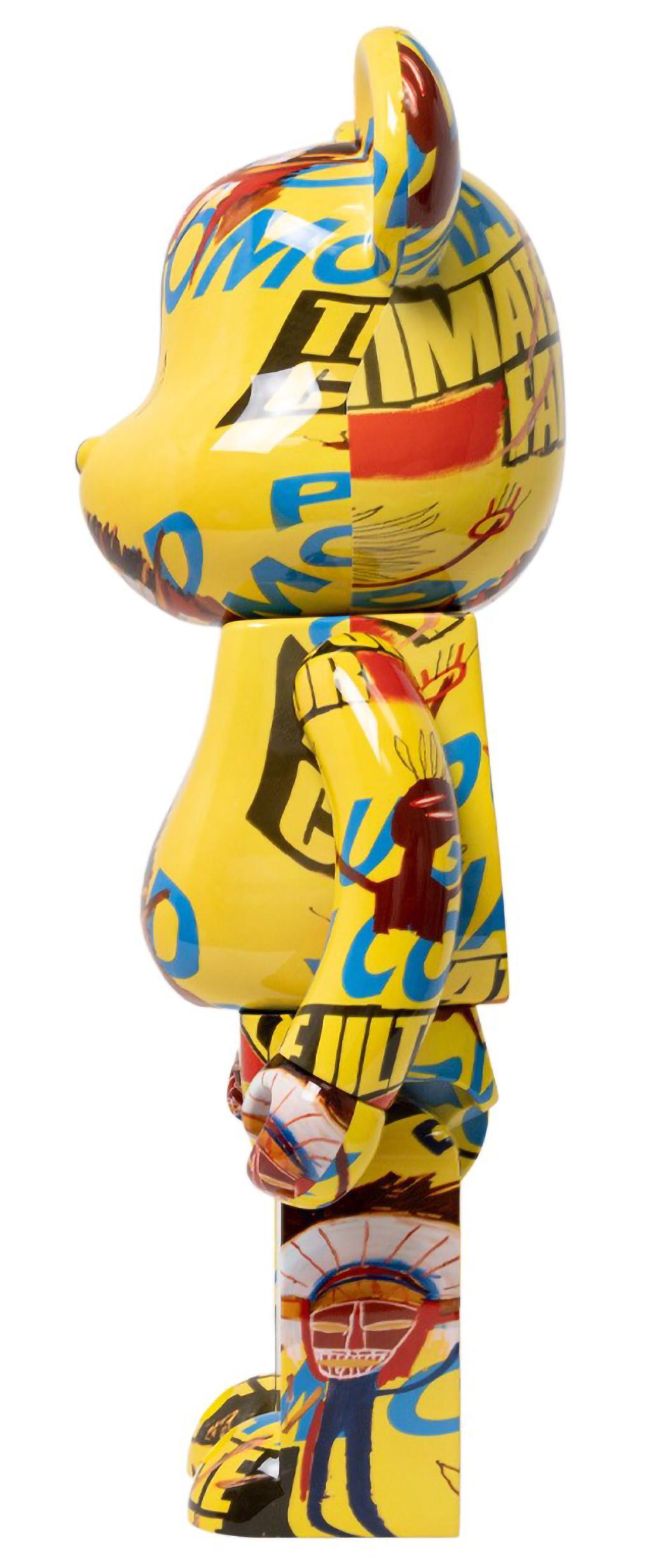 Andy Warhol Basquiat 1000 % BE@RBRICK Figure (Warhol Basquiat Bearbrick) - Pop Art Art par Jean-Michel Basquiat