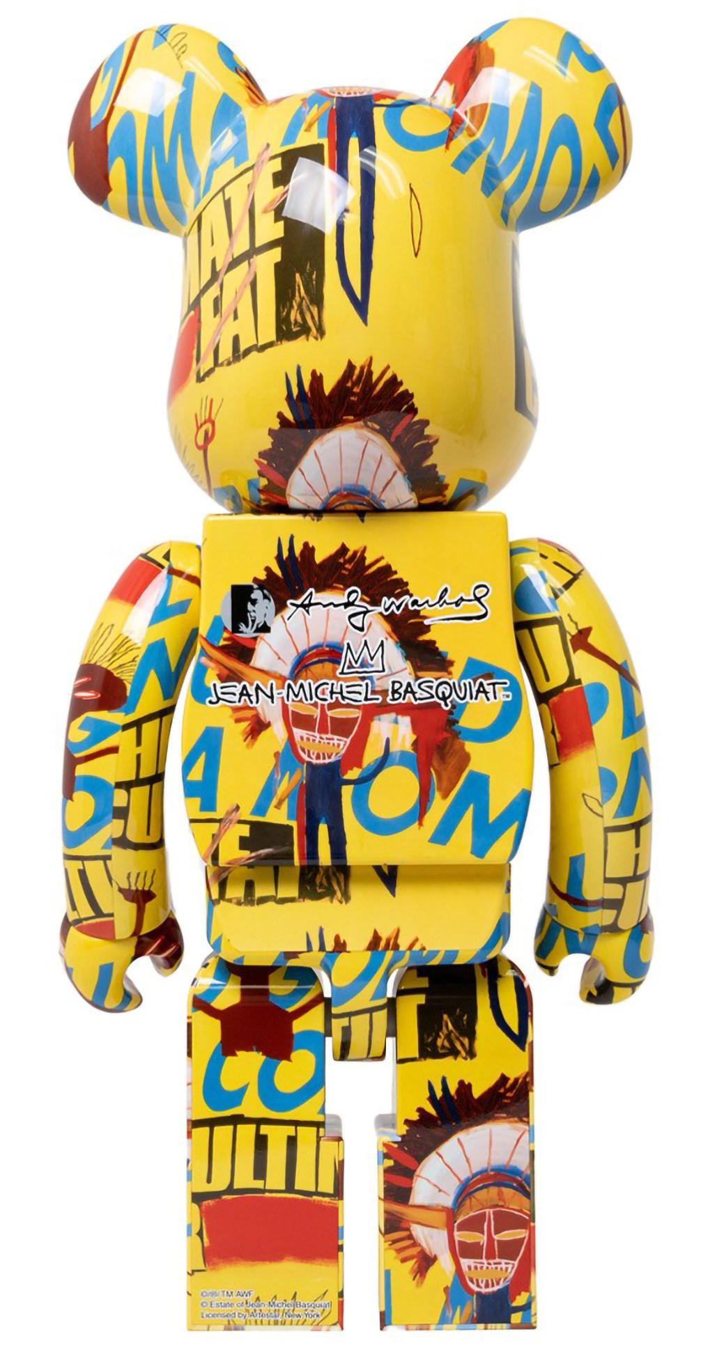 Andy Warhol Basquiat 1000 % BE@RBRICK Figure (Warhol Basquiat Bearbrick) en vente 1