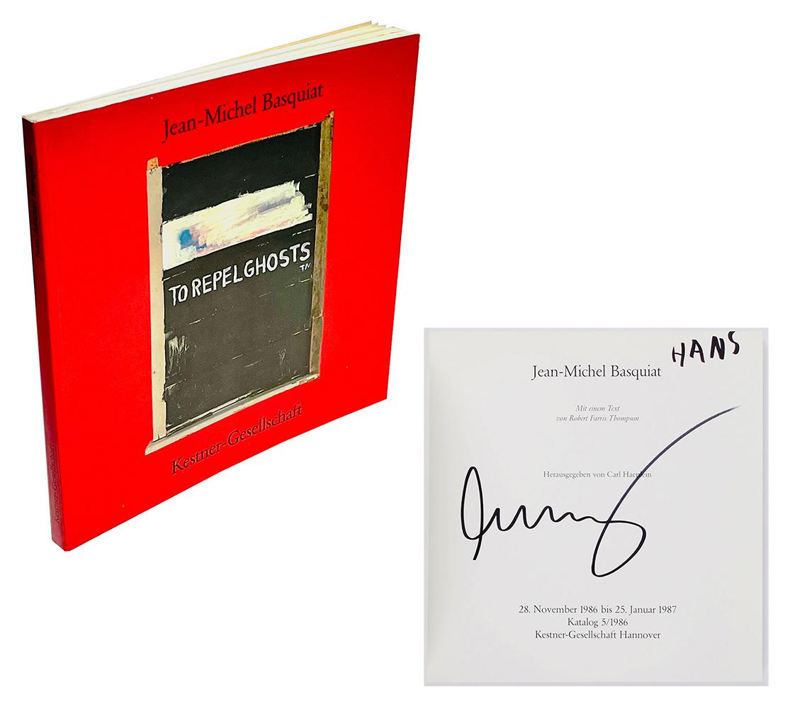SIGNIERT BASQUIAT Kestner-Gesellschaft Ausstellungskatalog 1986 (Pop-Art), Print, von Jean-Michel Basquiat