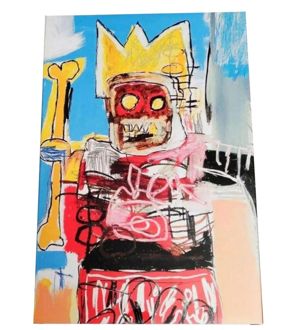 Jean-Michel Basquiat 1000% Bearbrick Vinyl Figur: 
Eine schöne Größe (27 Zoll), sehr sammelwürdig Bearbrick Basquiat Statue Stück, markenrechtlich geschützt und lizenziert durch den Nachlass von Jean-Michel Basquiat. Das gemeinsame Sammlerstück