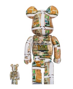 Basquiat Bearbrick 400% & 100% art toy (Basquiat Be@rbrick)