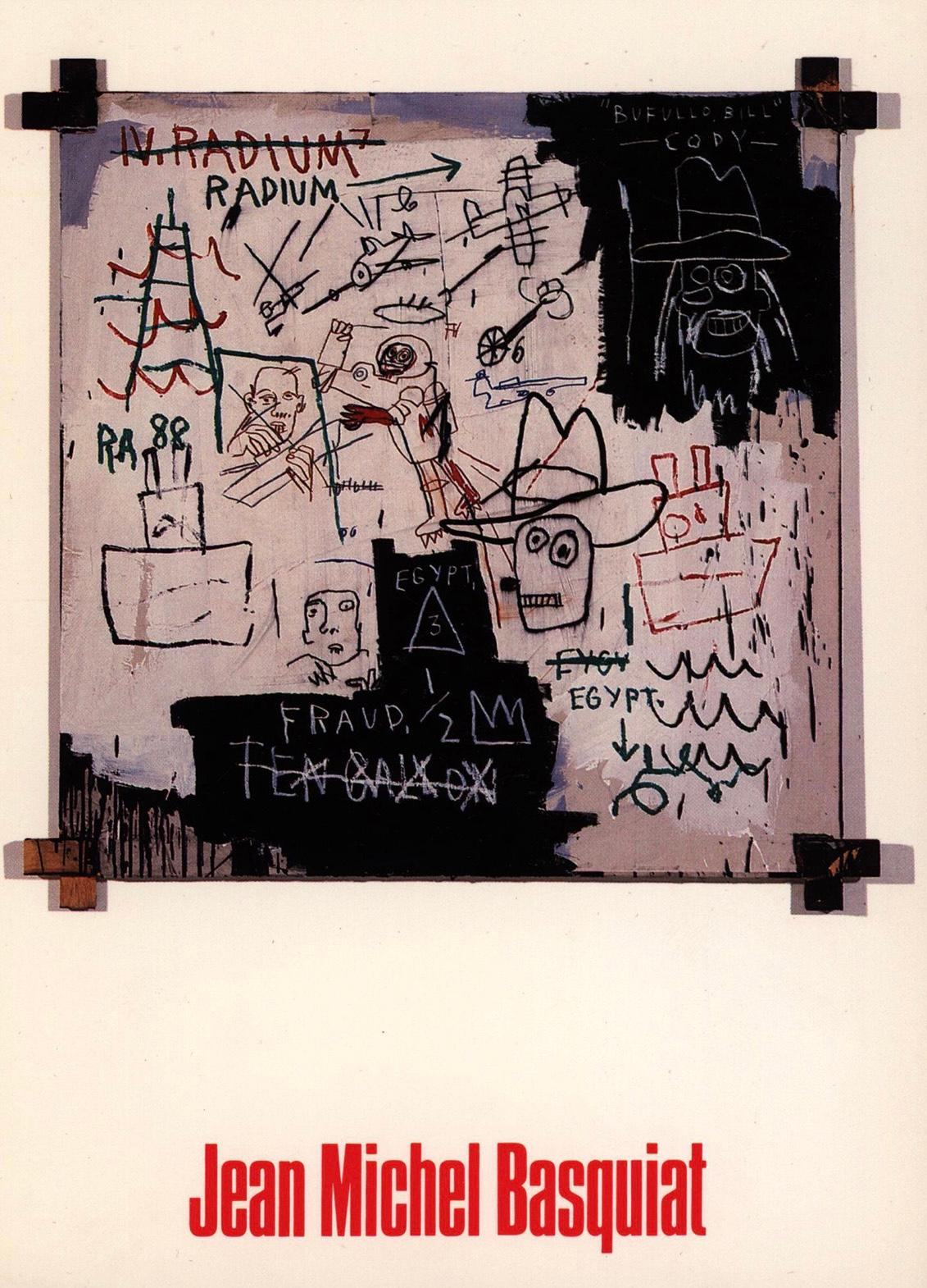 Basquiat Gagosian Gallery Los Angeles 1983 (announcement) - Art by Jean-Michel Basquiat