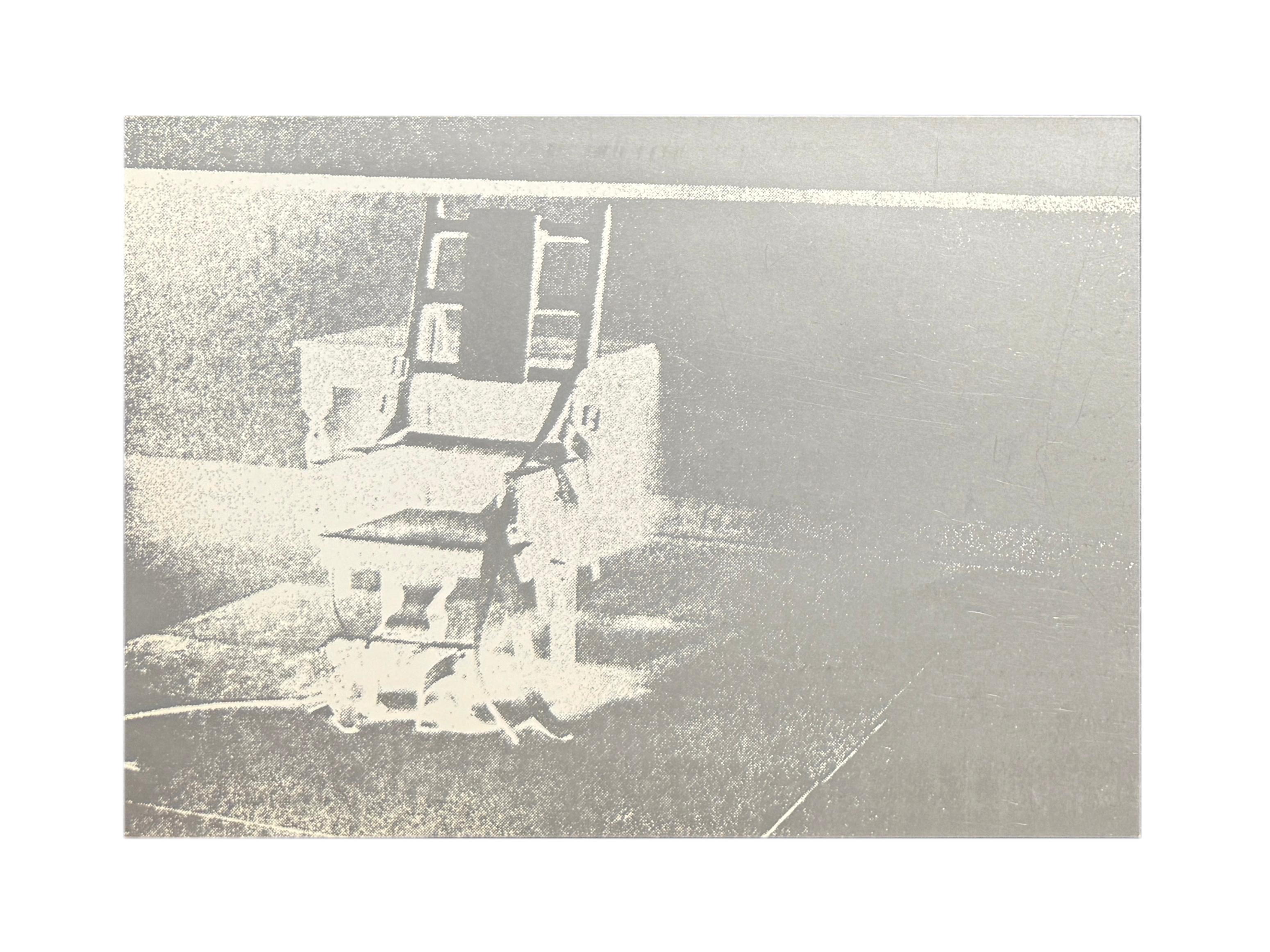 Andy Warhol Electric Chairs announcement 1972 For Sale 1