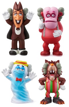 KAWS MONSTERS: complete set of 4 works  (KAWS Companion set)
