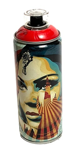 Shepard Fairey Limited Edition Spray Paint Can (Shepard Fairey cut it up)