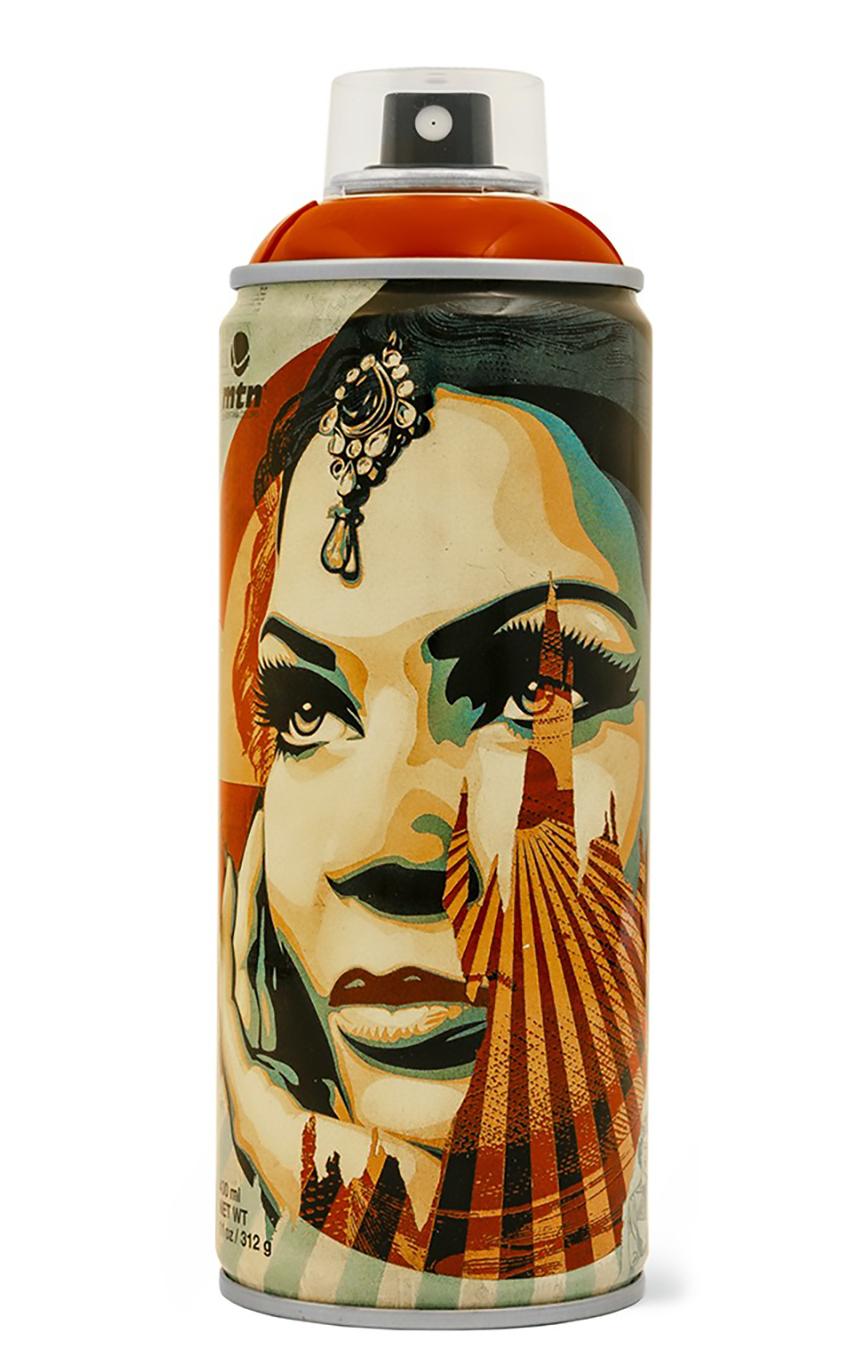 Shepard Fairey Limited Edition Spray Paint Can (Shepard Fairey cut it up)