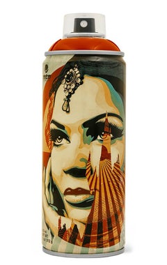 Shepard Fairey Limited Edition Spray Paint Can (Shepard Fairey cut it up)