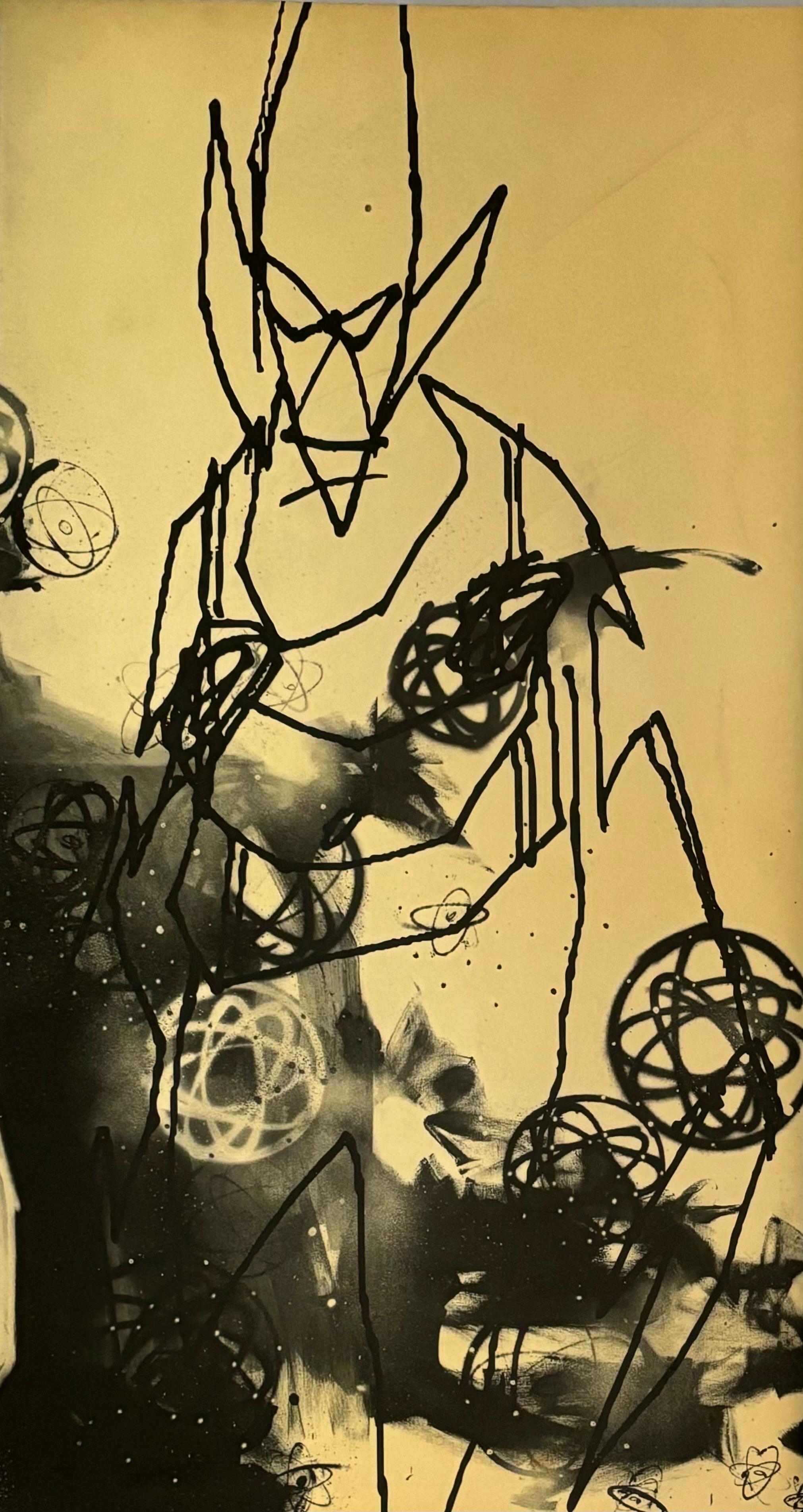 Signed FUTURA Never Never Land 2004 (FUTURA Pointman) - Art by Futura
