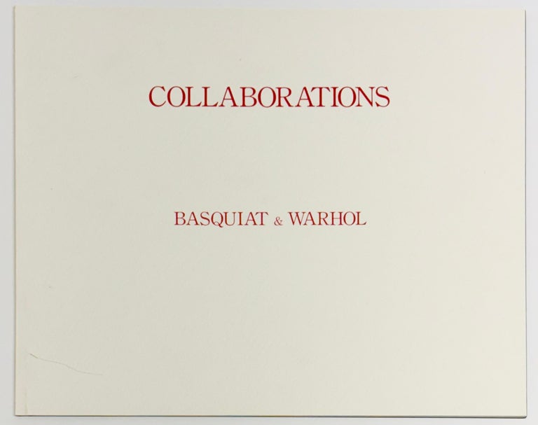 Basquiat Andy Warhol Collaborations catalog Akira Ikeda Gallery